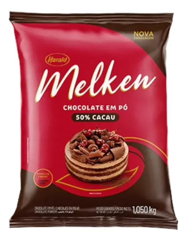 Chocolate em Pó 50% Cacau Melken