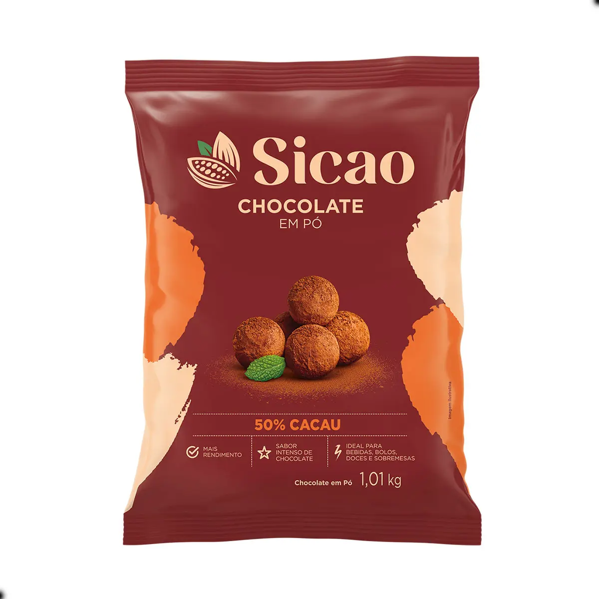 Chocolate em Pó 50% Cacau 1,01 kg — Sicao