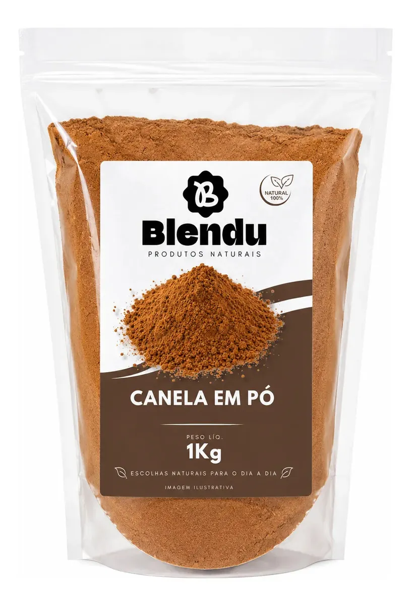 Canela em Pó 1 kg 100% Natural